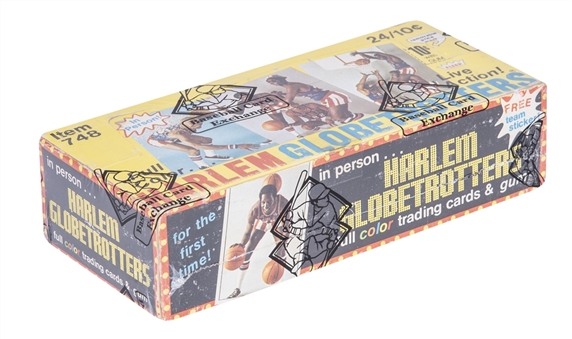 1971 Fleer Basketball Globetrotters Sealed Wax Box - BBCE Certified